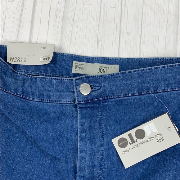 Topshop high waisted skinny petite joni jeans - Picture 4 of 7